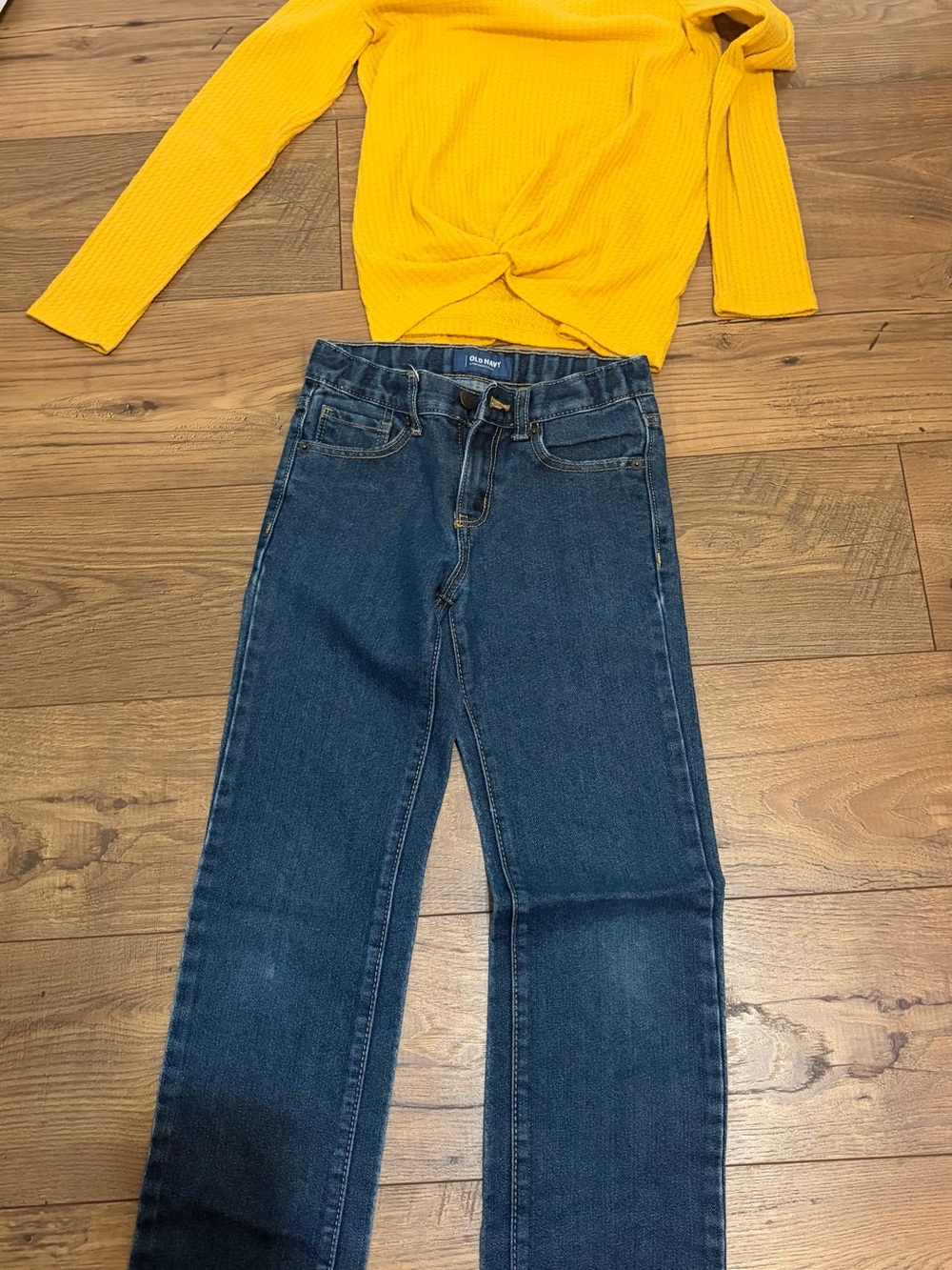 Girls Jeans and Blouse Set